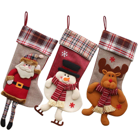 3 PCS SeT-18- Christmas Stockings