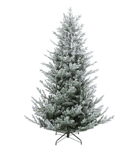 Flocked Little River Fir Artificial Christmas Tree