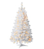Holiday Time Pre Lit Indiana Spruce White Artificial Christmas Tree