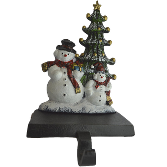 Lulu Decor Cast Iron Christmas Stocking Holder Set of 4 hooks