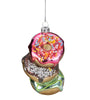 Stacked Doughnuts Glass Christmas Ornament